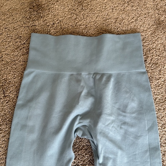 Set Active Sculptflex Seamless Leggings Light Green/Blue Athletic Pants - Picture 8 of 11